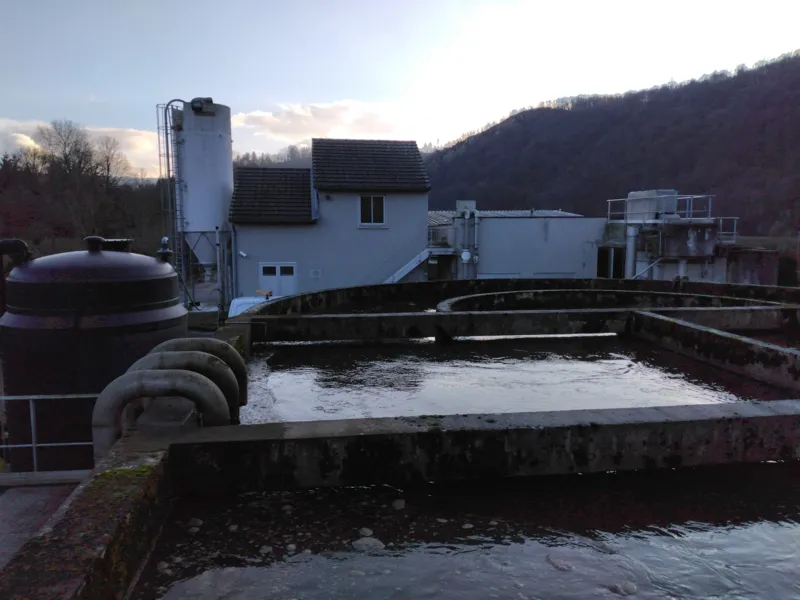 Station de traitement des eaux usées de Haybes-Fumay.