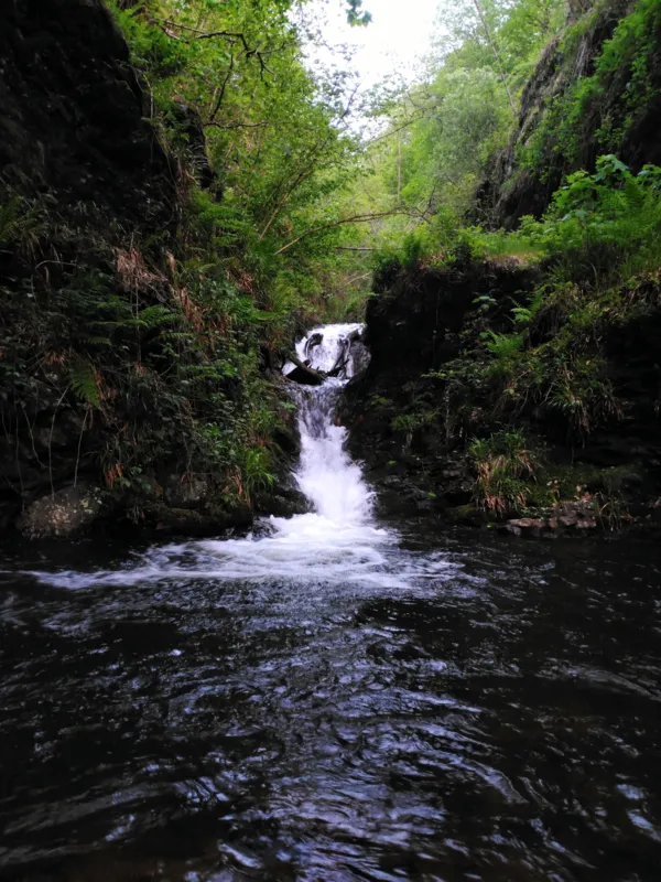 Cascade du ru de la Pile à Anchamps, 2023