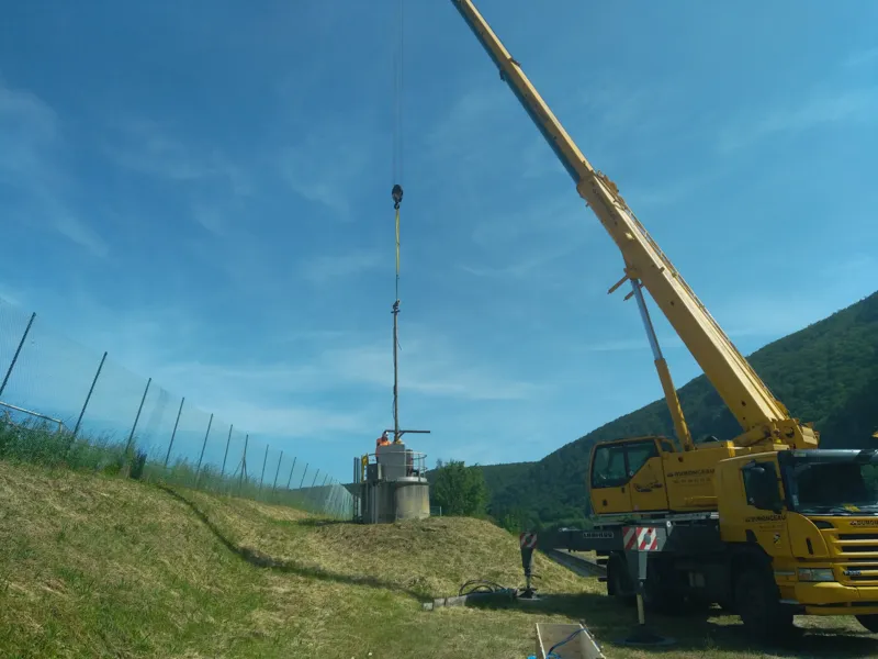 Remplacement d'une pompe de forage à Fumay